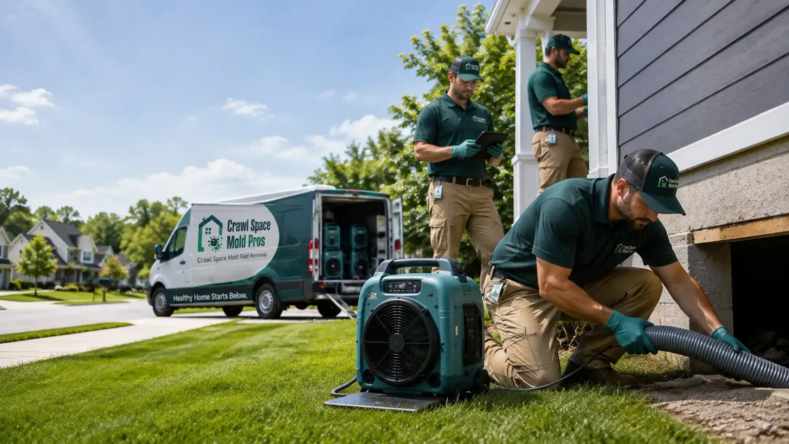 Crawl Space Mold Removal in Walcott, IA